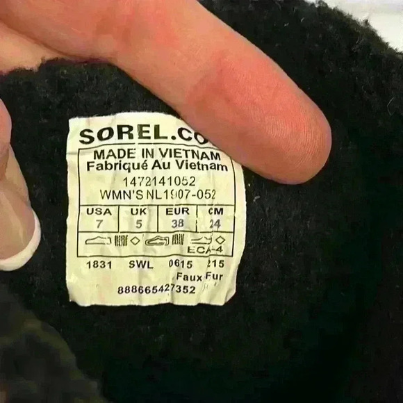 Sorel Women's Tivoli Boot Waterproof Snow Winter Gray Leather Mid Lace Up Size 7 - Picture 9 of 16